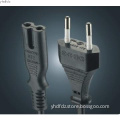 Germany plug with IEC C7 computer connector/2-pole without earthing co